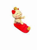 Pk 2 Cute Lucky Cat Phone Stand Desk Holder Cartoon Mobile Holder Decoration