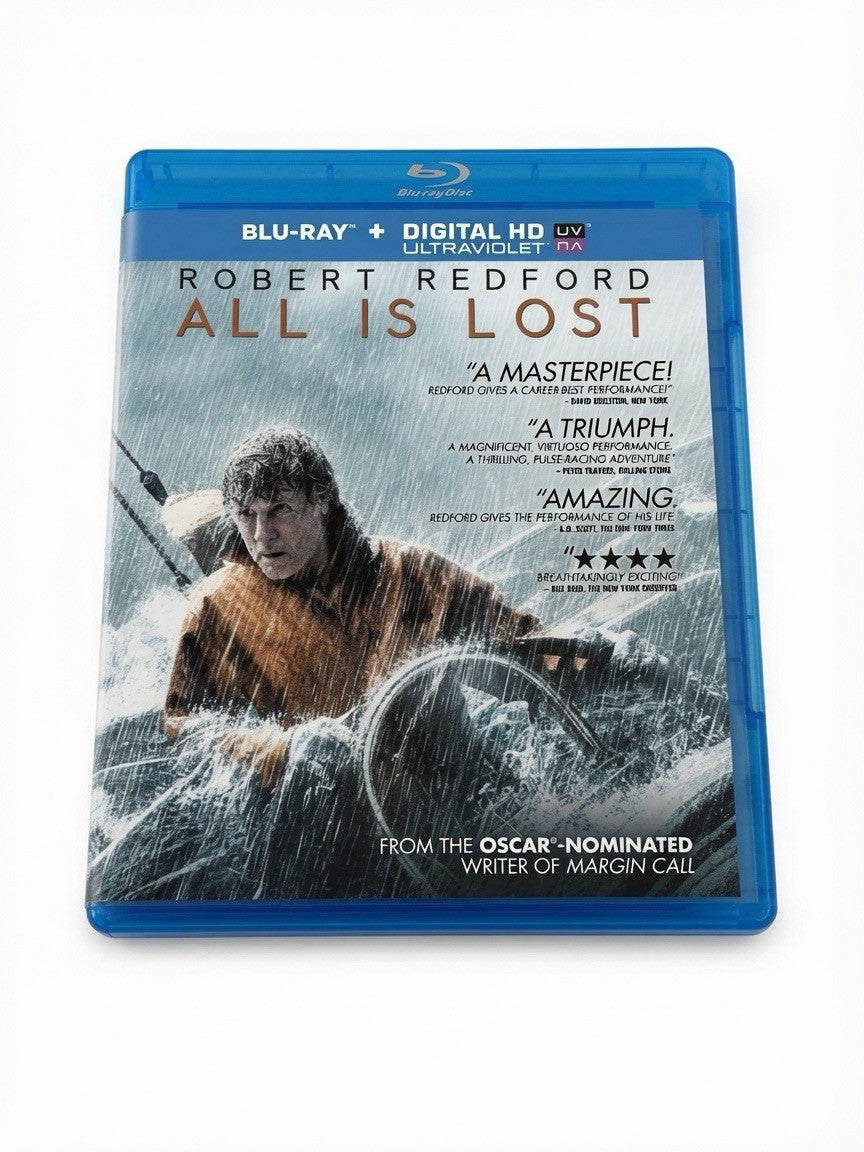 All Is Lost Blu-ray Robert Redford Survival Drama Adventure Movie