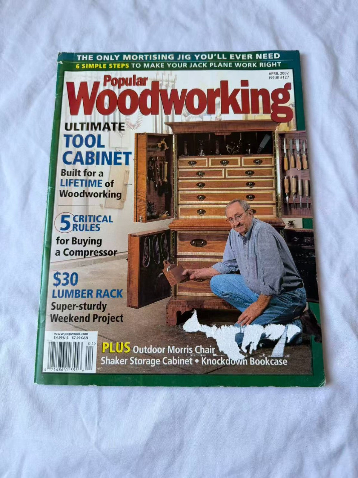 Popular Woodworking Magazine April 2002 #127 Woodworking Projects Tools