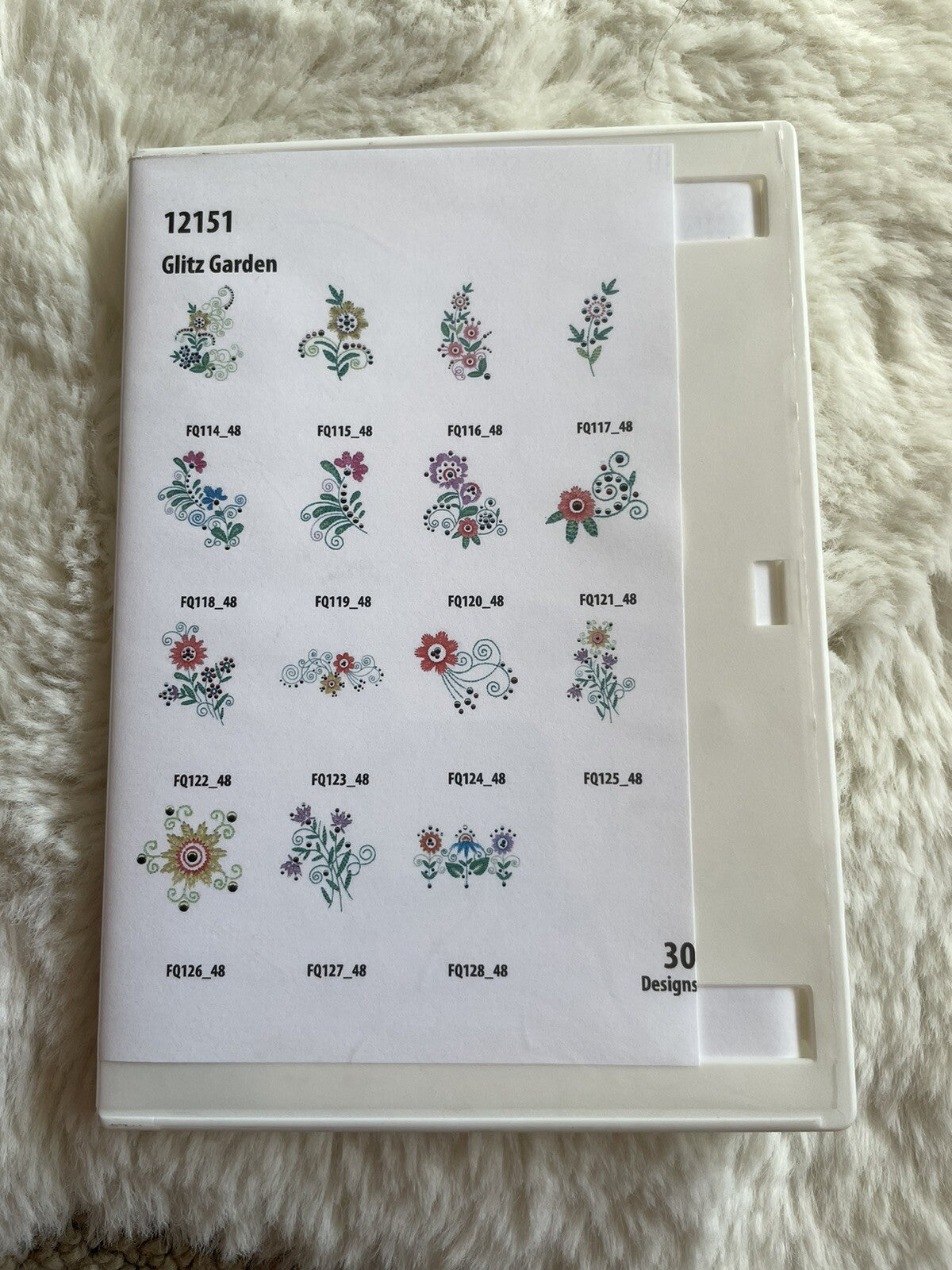 OESD #12151 Glitz Garden Embroidery Art-Complete Set