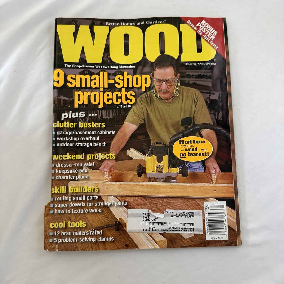 WOOD Magazine Apr May 2005 Issue 162 Small Shop Woodworking Projects DIY