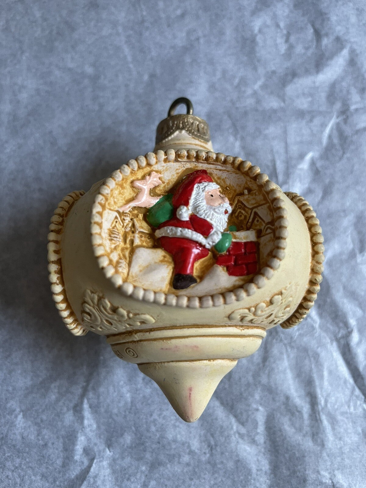 Vintage Hallmark Keepsake Ornament "Santa's On His Way" 1983 Free Shipping