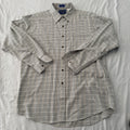 Pendleton Plaid Button Down Shirt Men’s Large USA Made Wool Blend Check