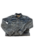&Denim H&M Women’s Light Wash Denim Trucker Jacket Button Front