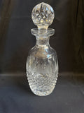 Waterford Crystal Alana Style Cut Glass Decanter with Stopper 9.5” Vintage