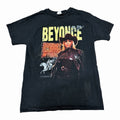 Hanes Beyonce Cowboy Carter Tour T-Shirt Black Graphic Tee Size M Music Merch