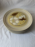 International China Tiffany Flowers Dinner Plates Set of 6 Japan Rone SY-6390