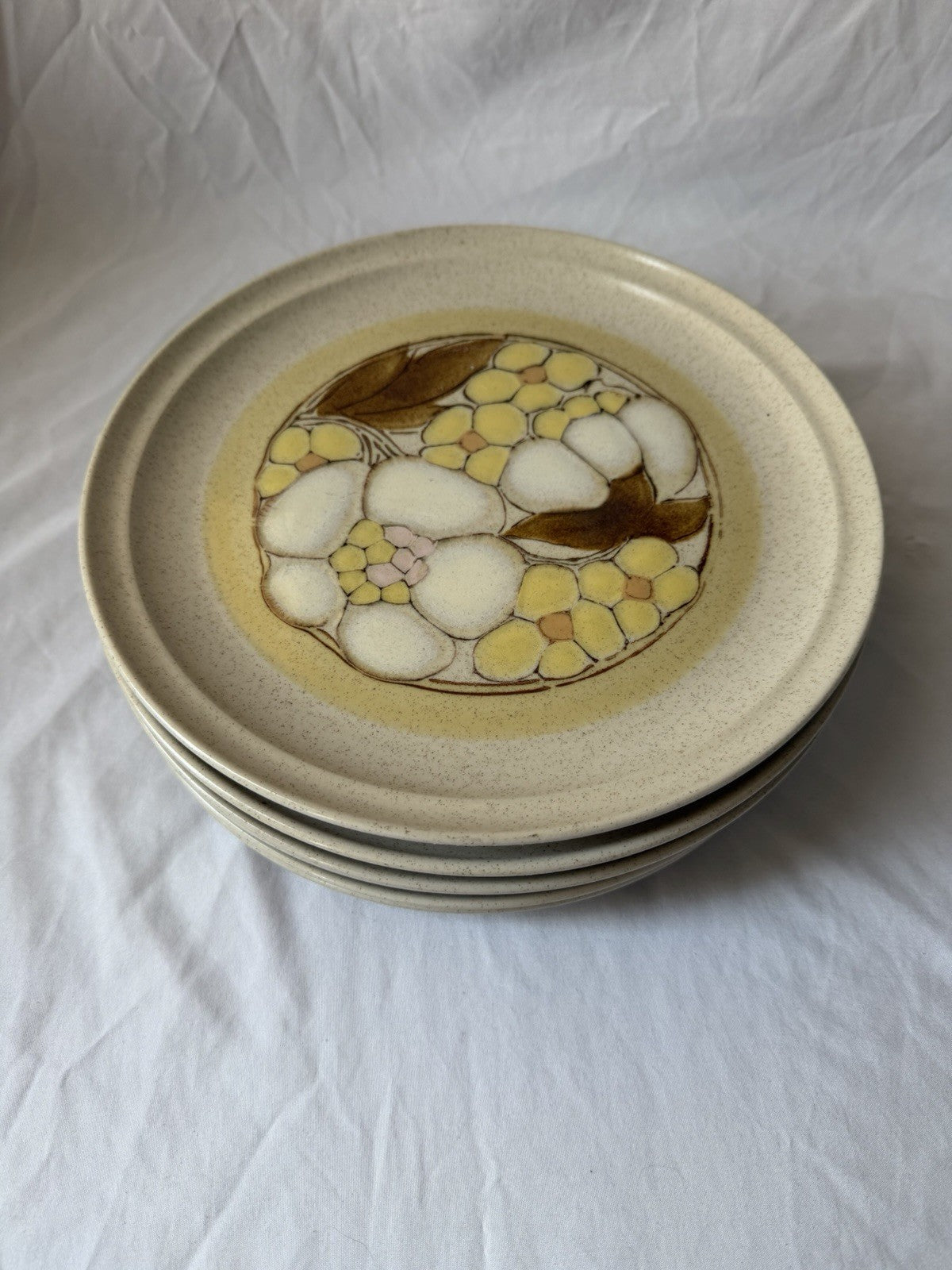 International China Tiffany Flowers Dinner Plates Set of 6 Japan Rone SY-6390