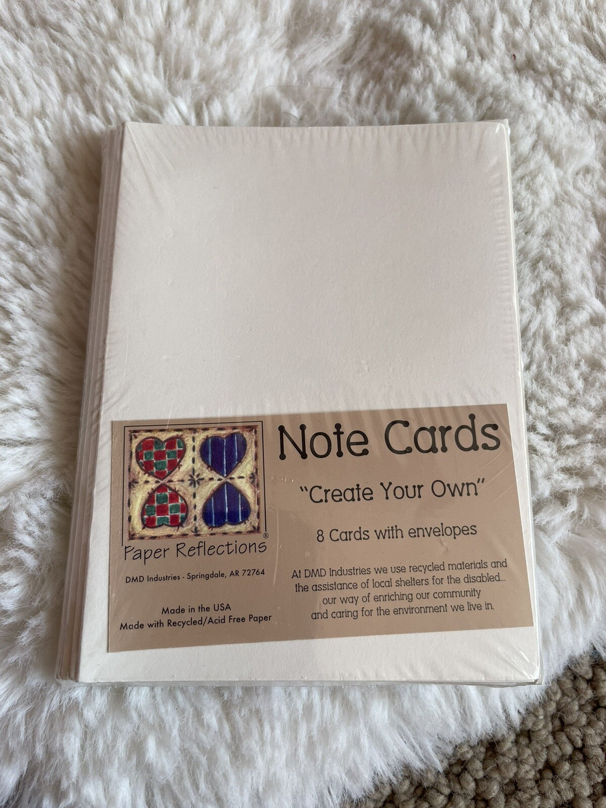 Paper Reflections Create Your Own "Note Cards" - 8 Cards with Envelopes