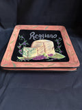 Certified International Square Cheese Platters Reggiano & Brie Set of 2 Stonewar