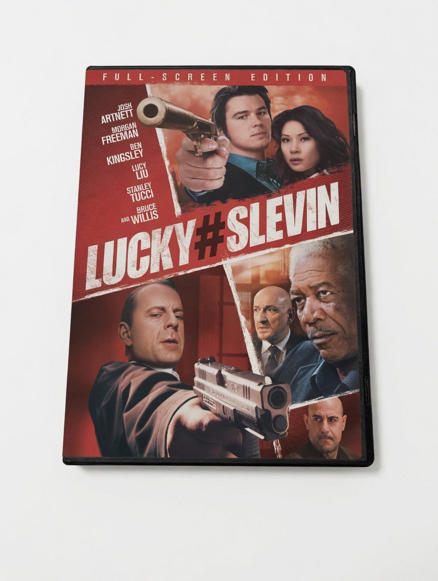Lucky Number Slevin DVD Full Screen Edition Bruce Willis Morgan Freeman Tested