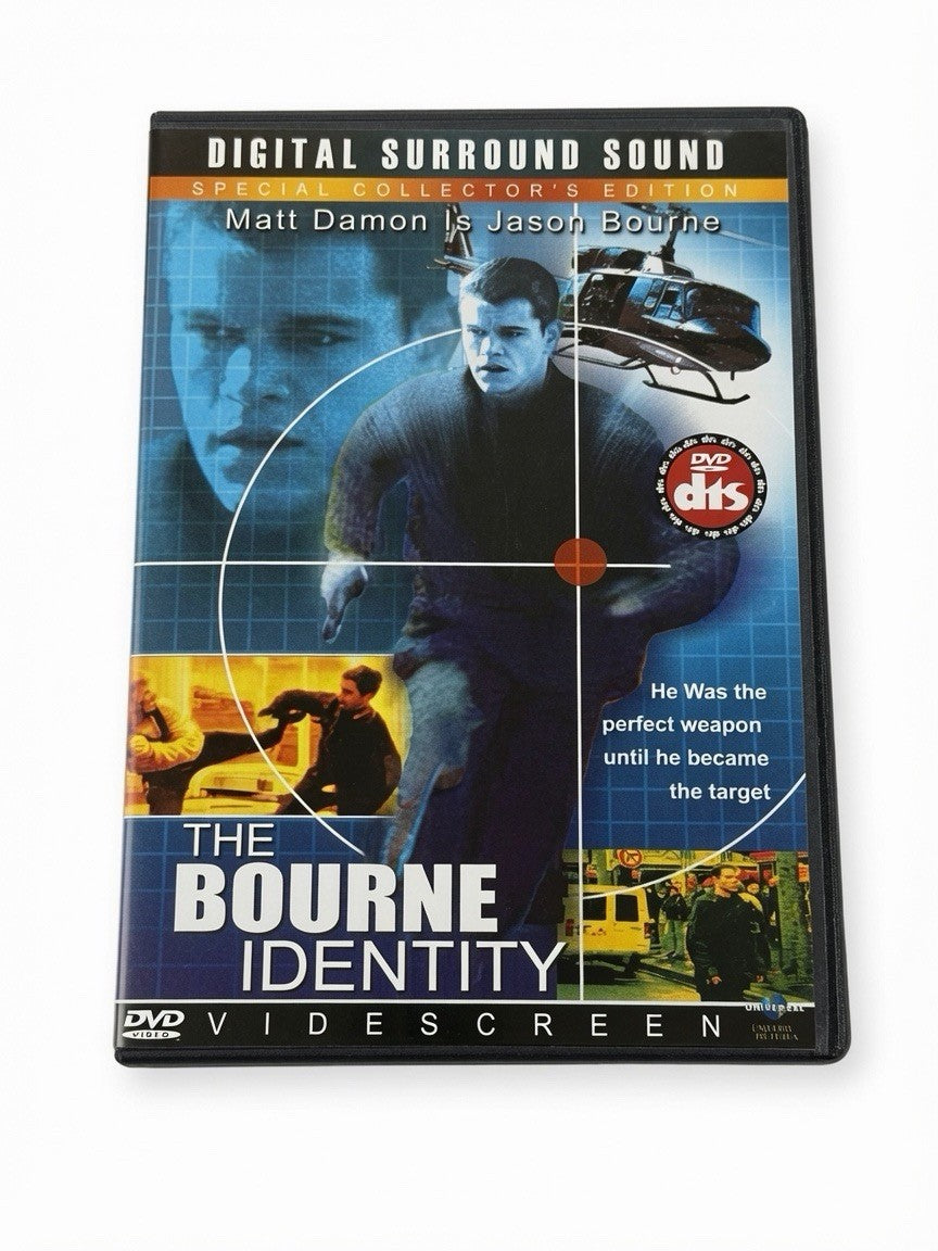 The Bourne Identity DVD Matt Damon Widescreen DTS Special Collector’s Edition
