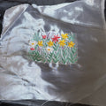 Floral Embroidered Lace Applique Organza Mesh Sewing Patch Garden Flowers