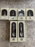 Vintage Set of 6 Precious Miniature Pewter Collections
